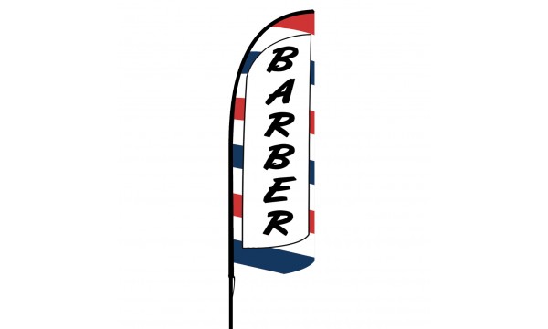 Barber Custom Advertising Flag